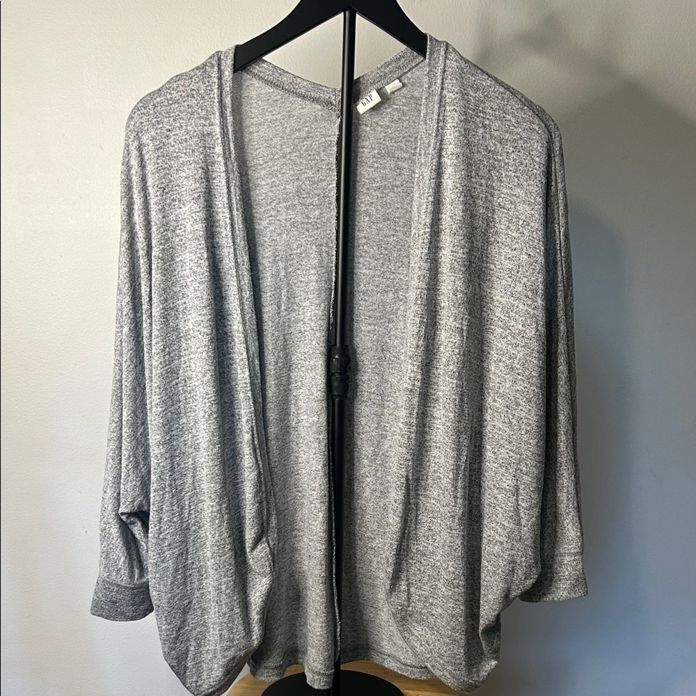 GAP Heather Gray Knit Sweater